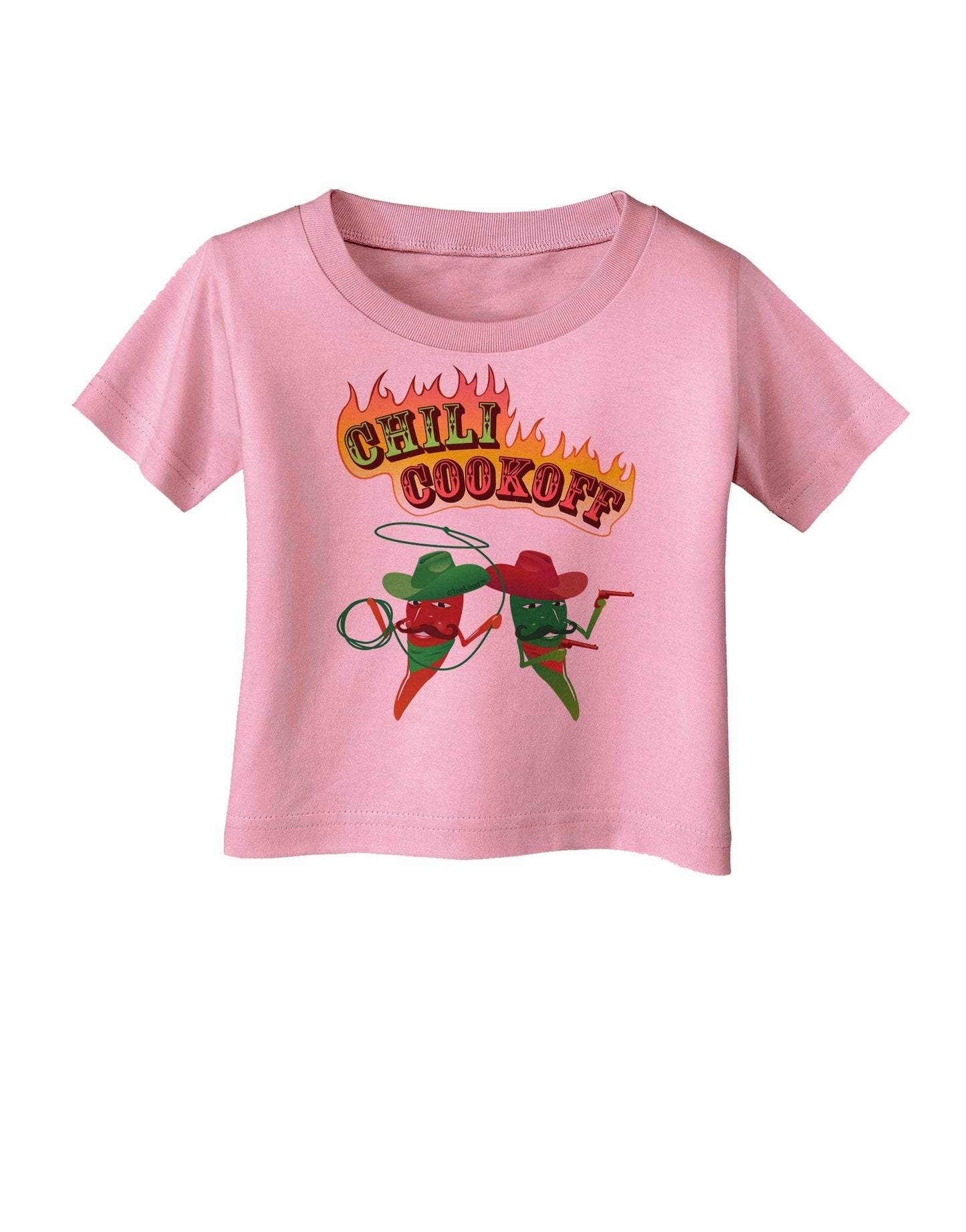 Cowboy Chili Cookoff Infant T-Shirt-Infant T-Shirt-TooLoud-Candy-Pink-06-Months-Davson Sales