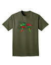 Cowboy Chili Peppers Adult Dark T-Shirt-Mens T-Shirt-TooLoud-Military-Green-Small-Davson Sales