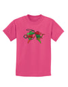 Cowboy Chili Peppers Childrens Dark T-Shirt-Childrens T-Shirt-TooLoud-Sangria-X-Small-Davson Sales