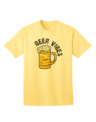 Crafted for Beer Enthusiasts: Adult T-Shirt with Captivating Vibes-Mens T-shirts-TooLoud-Yellow-Small-Davson Sales