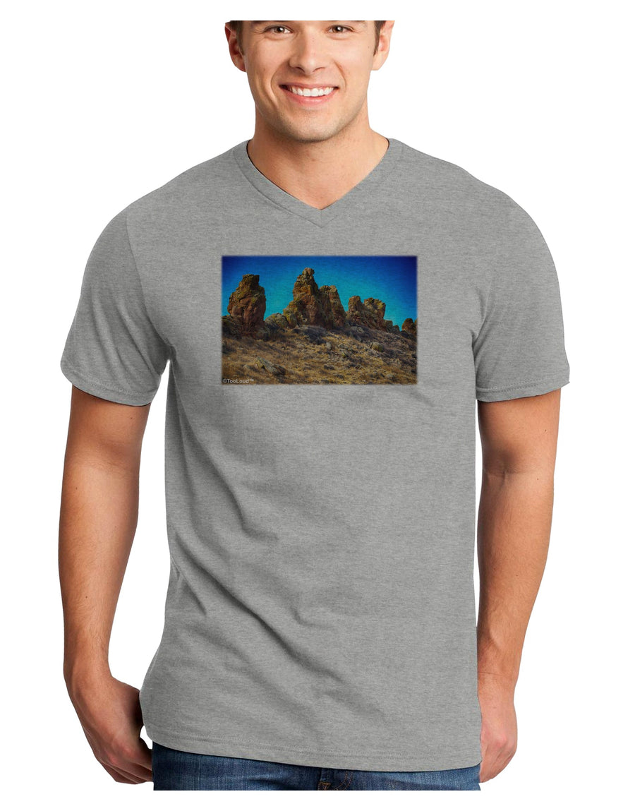 Crags in Colorado Adult V-Neck T-shirt by TooLoud-Mens V-Neck T-Shirt-TooLoud-White-Small-Davson Sales