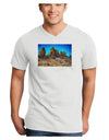 Crags in Colorado Adult V-Neck T-shirt by TooLoud-Mens V-Neck T-Shirt-TooLoud-White-Small-Davson Sales