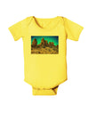 Crags in Colorado Baby Romper Bodysuit by TooLoud-Baby Romper-TooLoud-Yellow-06-Months-Davson Sales