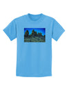 Crags in Colorado Childrens T-Shirt by TooLoud-Childrens T-Shirt-TooLoud-Aquatic-Blue-X-Small-Davson Sales