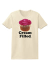 Cream Filled Pink Cupcake Design Womens T-Shirt by TooLoud-Womens T-Shirt-TooLoud-Natural-X-Small-Davson Sales