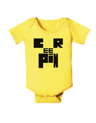 Creepin Baby Romper Bodysuit-Baby Romper-TooLoud-Yellow-06-Months-Davson Sales