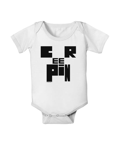 Creepin Baby Romper Bodysuit-Baby Romper-TooLoud-White-06-Months-Davson Sales