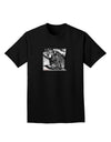 Creepy Black Bear Adult Dark T-Shirt-Mens T-Shirt-TooLoud-Black-Small-Davson Sales