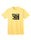 Creepy Black Bear - Premium Adult T-Shirt for the Bold and Adventurous-Mens T-shirts-TooLoud-Yellow-Small-Davson Sales