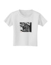 Creepy Black Bear Toddler T-Shirt-Toddler T-Shirt-TooLoud-White-2T-Davson Sales