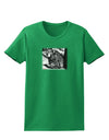 Creepy Black Bear Womens Dark T-Shirt-TooLoud-Kelly-Green-X-Small-Davson Sales