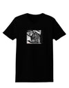 Creepy Black Bear Womens Dark T-Shirt-TooLoud-Black-X-Small-Davson Sales