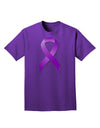 Crohn’s Disease Awareness Ribbon - Purple Adult Dark T-Shirt-Mens T-Shirt-TooLoud-Purple-Small-Davson Sales