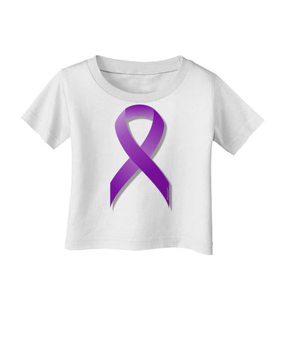 Crohn’s Disease Awareness Ribbon - Purple Infant T-Shirt-Infant T-Shirt-TooLoud-White-06-Months-Davson Sales