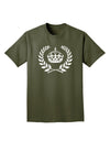 Crown and Laurel Adult Dark T-Shirt-Mens T-Shirt-TooLoud-Military-Green-Small-Davson Sales