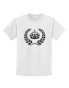 Crown and Laurel Childrens T-Shirt-Childrens T-Shirt-TooLoud-White-X-Small-Davson Sales