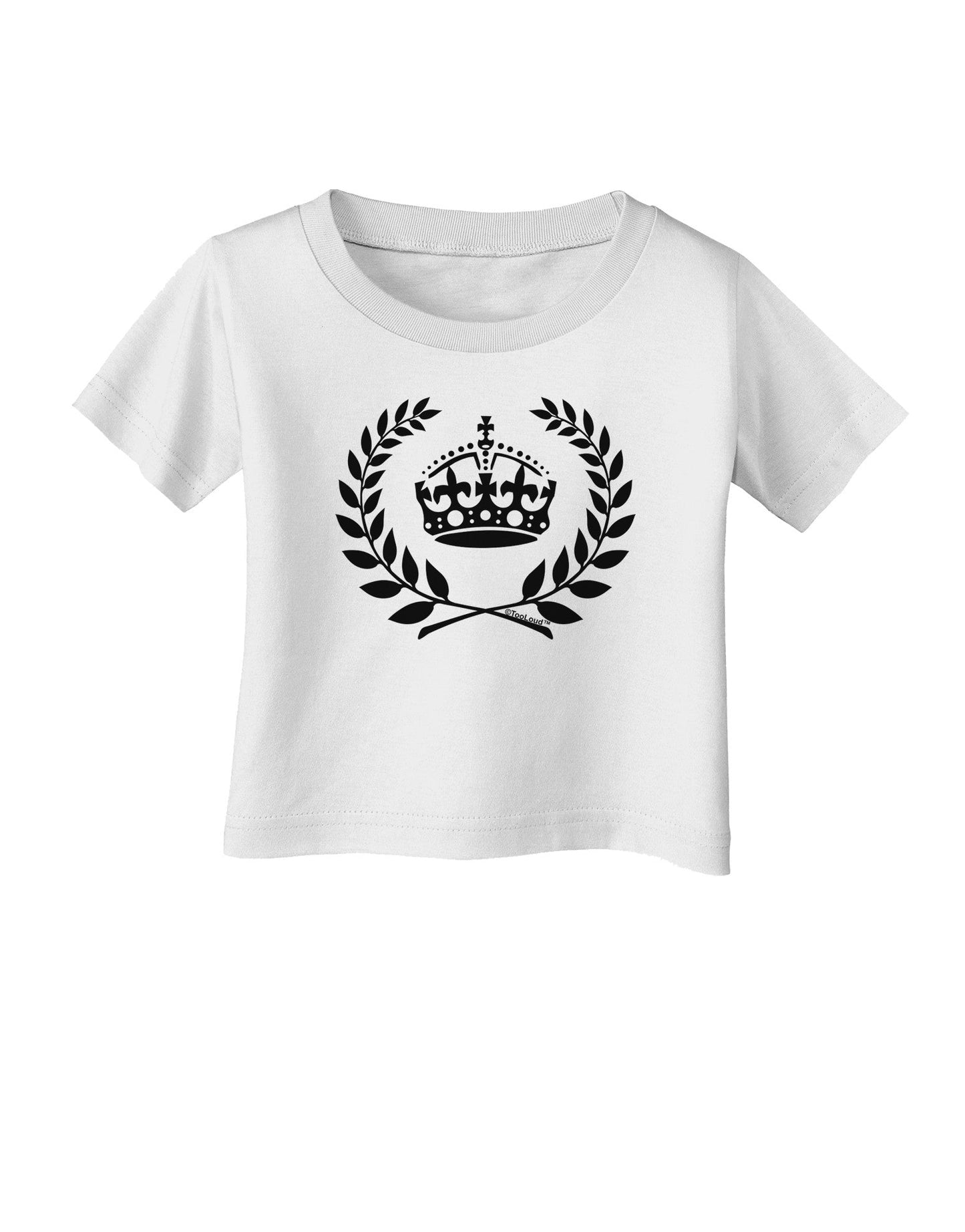 Crown and Laurel Infant T-Shirt-Infant T-Shirt-TooLoud-White-06-Months-Davson Sales