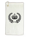 Crown and Laurel Micro Terry Gromet Golf Towel 16 x 25 inch-Golf Towel-TooLoud-White-Davson Sales