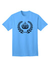 Crown and Laurel Premium Adult T-Shirt Collection-Mens T-shirts-TooLoud-Aquatic-Blue-Small-Davson Sales