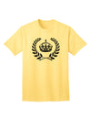 Crown and Laurel Premium Adult T-Shirt Collection-Mens T-shirts-TooLoud-Yellow-Small-Davson Sales