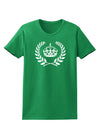 Crown and Laurel Womens Dark T-Shirt-TooLoud-Kelly-Green-X-Small-Davson Sales