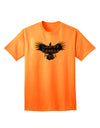 Crows Before Hoes Design Adult T-Shirt - A Unique and Stylish Addition to Your Wardrobe, Crafted by TooLoud-Mens T-shirts-TooLoud-Neon-Orange-Small-Davson Sales