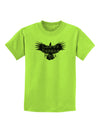 Crows Before Hoes Design Childrens T-Shirt by TooLoud-Childrens T-Shirt-TooLoud-Lime-Green-X-Small-Davson Sales