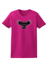 Crows Before Hoes Design Womens Dark T-Shirt by TooLoud-Womens T-Shirt-TooLoud-Hot-Pink-Small-Davson Sales