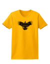 Crows Before Hoes Design Womens T-Shirt by TooLoud-Womens T-Shirt-TooLoud-Gold-X-Small-Davson Sales