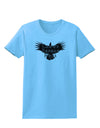 Crows Before Hoes Design Womens T-Shirt by TooLoud-Womens T-Shirt-TooLoud-Aquatic-Blue-X-Small-Davson Sales