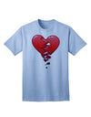 Crumbling Broken Heart Adult T-Shirt-Mens T-Shirt-TooLoud-Light-Blue-Small-Davson Sales