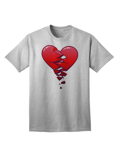 Crumbling Broken Heart Adult T-Shirt-Mens T-Shirt-TooLoud-AshGray-Small-Davson Sales