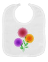 Crystal Dahlias Baby Bib