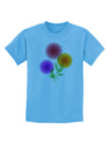 Crystal Dahlias Childrens T-Shirt-Childrens T-Shirt-TooLoud-Aquatic-Blue-X-Small-Davson Sales