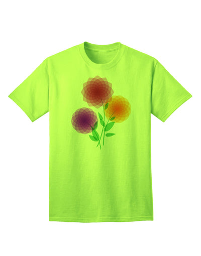 Crystal Dahlias Premium Adult T-Shirt Collection-Mens T-shirts-TooLoud-Neon-Green-Small-Davson Sales