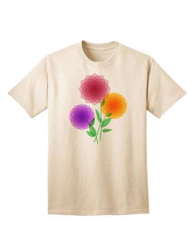 Crystal Dahlias Premium Adult T-Shirt Collection-Mens T-shirts-TooLoud-Natural-Small-Davson Sales