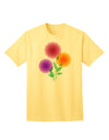 Crystal Dahlias Premium Adult T-Shirt Collection-Mens T-shirts-TooLoud-Yellow-Small-Davson Sales