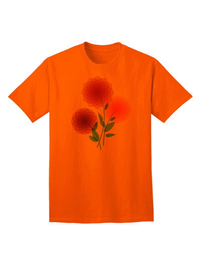 Crystal Dahlias Premium Adult T-Shirt Collection-Mens T-shirts-TooLoud-Orange-Small-Davson Sales