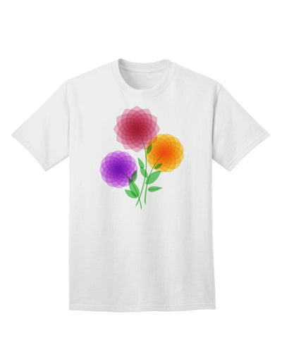 Crystal Dahlias Premium Adult T-Shirt Collection-Mens T-shirts-TooLoud-White-Small-Davson Sales