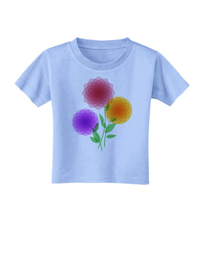 Crystal Dahlias Toddler T-Shirt-Toddler T-Shirt-TooLoud-Aquatic-Blue-2T-Davson Sales