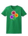 Crystal Dahlias Womens Dark T-Shirt-TooLoud-Kelly-Green-X-Small-Davson Sales