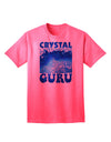 Crystal Guru Premium Adult T-Shirt - Ecommerce Exclusive-Mens T-shirts-TooLoud-Neon-Pink-Small-Davson Sales