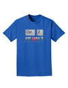 Ctrl Z Just Undo It Adult Dark T-Shirt-Mens T-Shirt-TooLoud-Royal-Blue-Small-Davson Sales