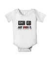 Ctrl Z Just Undo It Baby Romper Bodysuit-Baby Romper-TooLoud-White-06-Months-Davson Sales