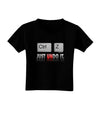 Ctrl Z Just Undo It Toddler T-Shirt Dark-Toddler T-Shirt-TooLoud-Black-2T-Davson Sales