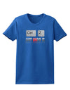 Ctrl Z Just Undo It Womens Dark T-Shirt-TooLoud-Royal-Blue-X-Small-Davson Sales