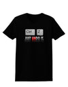 Ctrl Z Just Undo It Womens Dark T-Shirt-TooLoud-Black-X-Small-Davson Sales