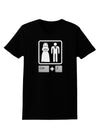 Ctrl Z - Marriage Womens Dark T-Shirt-TooLoud-Black-X-Small-Davson Sales