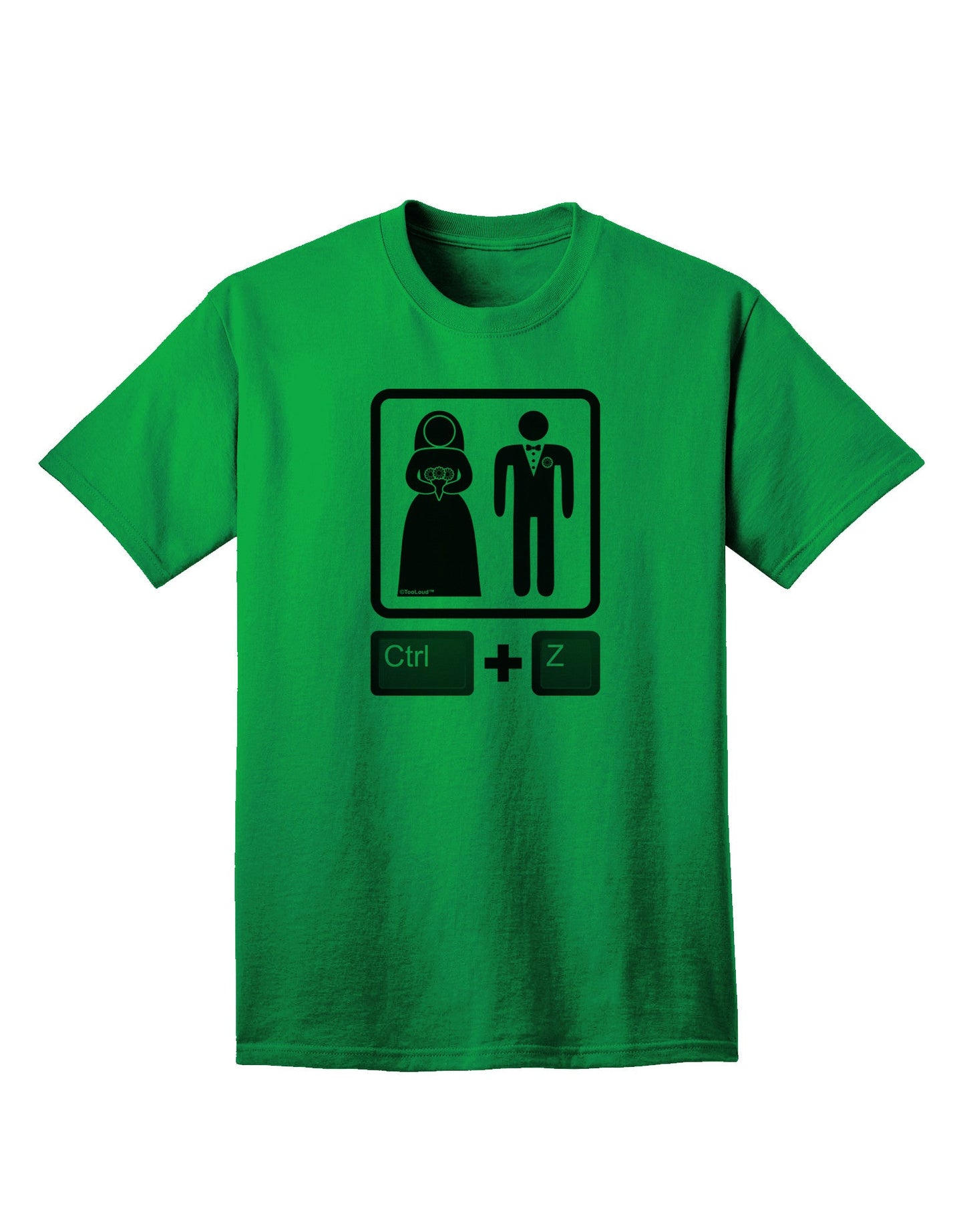 Ctrl Z - Premium Marriage Adult T-Shirt Collection-Mens T-shirts-TooLoud-Kelly-Green-Small-Davson Sales