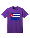 Cuba Flag Cuban Pride Adult Dark T-Shirt by TooLoud-Mens T-Shirt-TooLoud-Purple-Small-Davson Sales